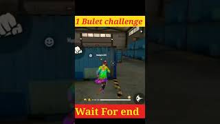 1 bullet amo challenge Lon wolf Mod | free fire