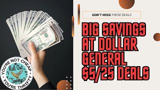 🛍️🛒$5/$25 Dollar General Coupon Deals