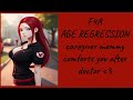 F4A mommy comforts you after doctor asmr maternal comfort