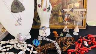 Preview for 9/24/24 Live Jewelry Auction! Czech, Dragons Breath, Taxco, Bohemian Garnet, 14k  Jade