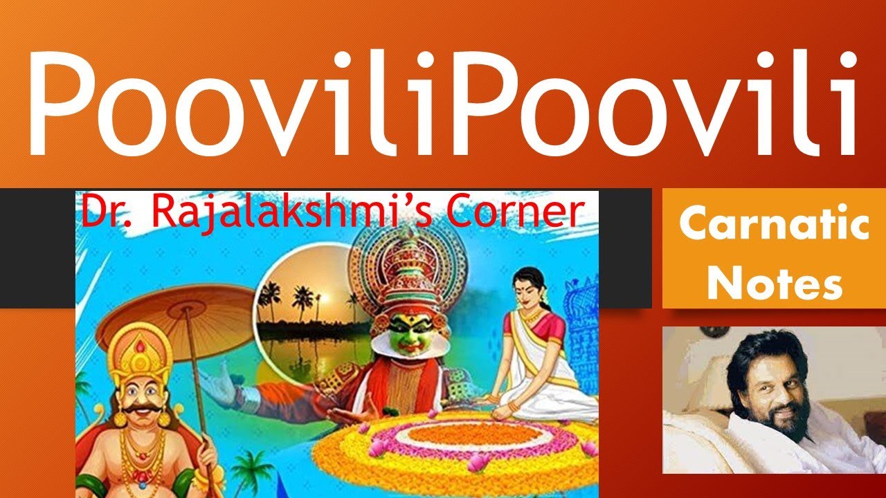 Poovili Poovili | Vishukkani | KJYesudas | Carnatic Notes | Veena ...