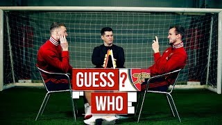 Calum Chambers and Rob Holding play Guess Who? Board Game