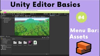 Unity Editor Basics #4: Menu bar:Assets✏ 🧱