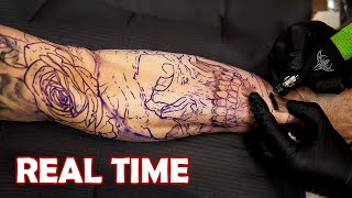 TATTOO SKULL REALISTIC  - REAL TIME