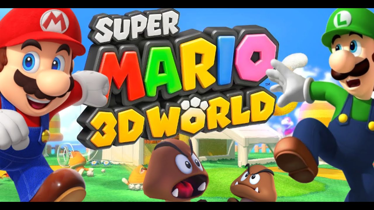 Super Mario 3D World Walkthrough Worlds 1+2 - YouTube