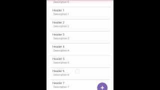 Floating Action Button Animation