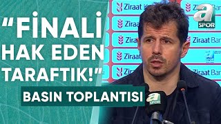 Beşiktaş 1 - 0 MKE Ankaragücü Emre Belözoğlu Maç Sonu Basın Toplantısı / A Spor / Türkiye'nin Kupası