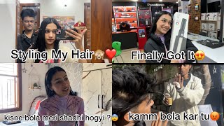 He Did My Hair 🙈❤️ || Didi Ko Laga Ki Hamari Shadhi Hogayi Hai😨 || Sahoo Vishal Ki Ladai Hogayi 😡