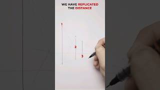 How to draw: replicate the distance essentials #shorts