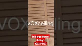 Vox Ceiling Installation Completed in Vijayawada Mahanadu Area .. out put is exlent...