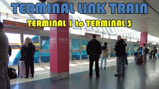 Toronto Pearson Airport Terminal Link Train Ride: Terminal 1 to Terminal 3  🇨🇦 🚉