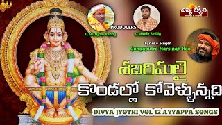 Lord Ayyappa Bhakti Patalu | Shabarimalai Kondallo Kovela Unnadi Song | Divya Jyothi Audios & Videos