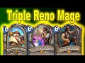 Triple Reno Dragon Galaxy Quest Mage Blows Away Opponents! Castle Nathria Mini-Set | Hearthstone