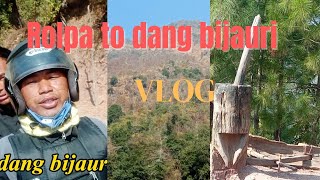 रोल्पा द्वारपानि वाट दाङ बिजौरी जोड्ने वाटो Rolpa To Dang Bijauri vlog