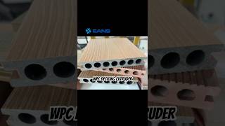 PE WPC wood plastic composite decking making machine, WPC board extruder production line