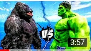 Hulk man vs gorilla fight -epic battle ( GTA V funny moments compilation )