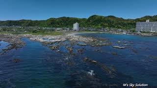 【ドローン空撮映像 4K】南房総 塩浦海岸 千葉県南房総市 ドローン動画_塩浦海岸_日本_2023年5月