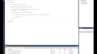 VB Programming 9 - Constant