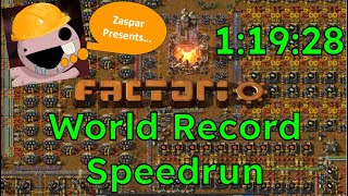 Factorio Any% [Former] World Record in 1:19:28