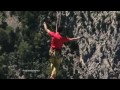 atletas quebram recorde no slackline na frança