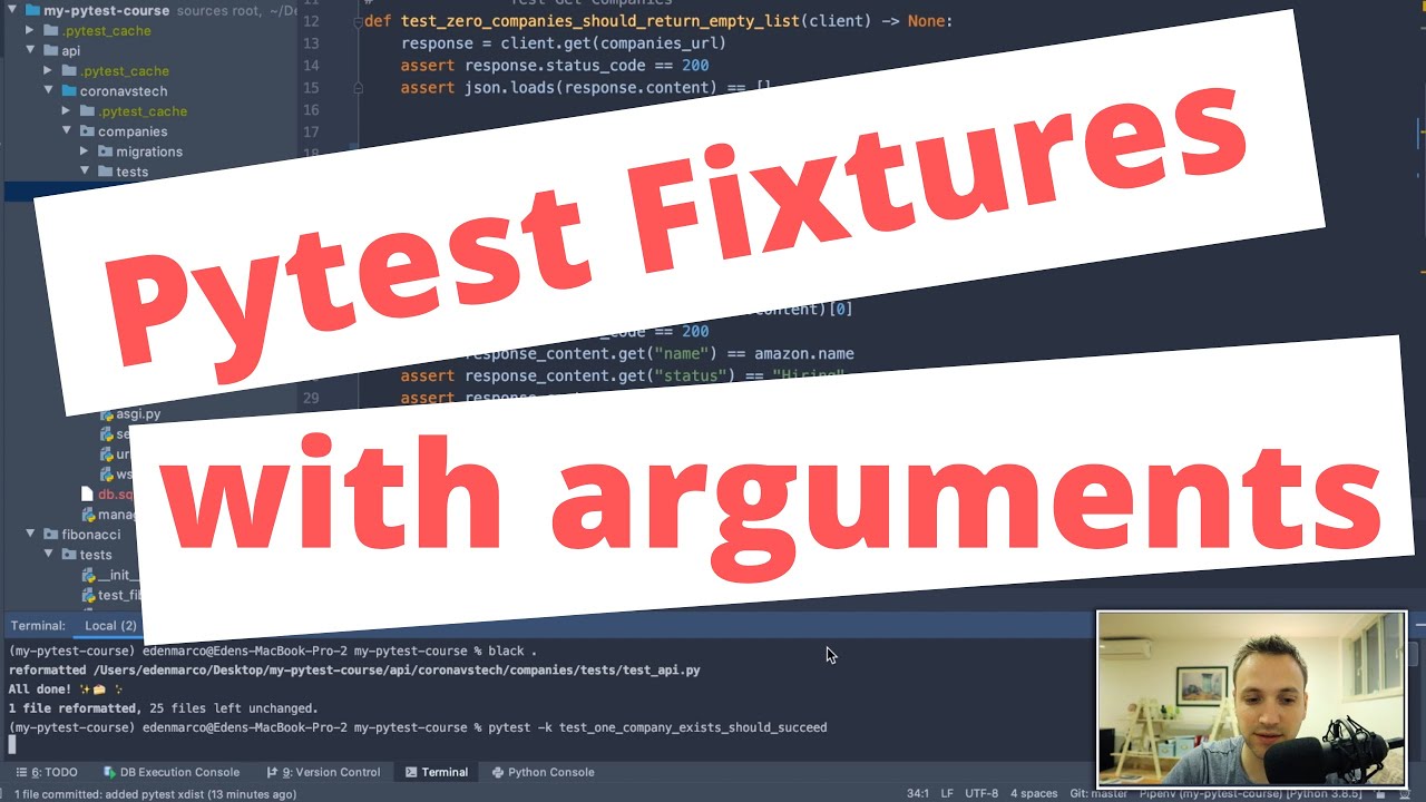 Pytest Fixtures With Arguments (Parametrize A Fixture) - YouTube