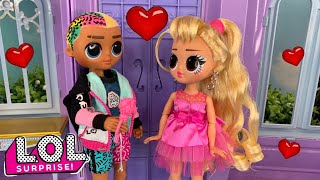 LOL OMG Doll Valentines Day Story - Fly Gurl and Lev