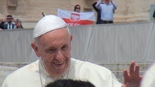 PAPAL AUDIENCE WITH POPE FRANCIS!-Vatican City