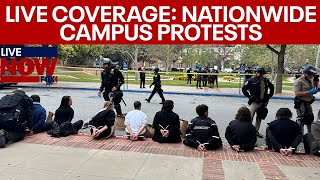 WATCH LIVE: Police move in on Gaza war campus protests across the nation |  LiveNOW from FOX