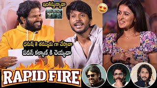 Sundeep Kishan And Anusha Hilarious Rapid Fire With Hyper Aadi | Mazaka | Bhairava Media