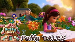 The Magical PaintBrush 🖌️ | PuffyTales Hindi Kids Fun Story