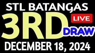 Stl Batangas results today December 18, 2024 3rd draw stl pares