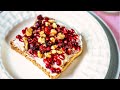 Pomegranate Toast: 5-Minute Breakfast Bliss -  Easy Breakfast To Start Your Day - Breakfast Recipe