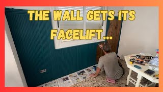 #134... All about the wall, wood, filler and paint...