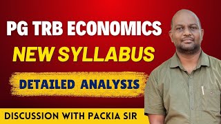 PG TRB Economics New Syllabus Detailed Analysis #pgtrbeconomics #pgtrb #pgtrb2025