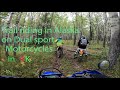 Trail riding in Alaska on Dual Sport Motorcycles