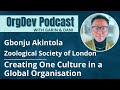 One Culture in a Global Organisation | Zoological Society of London | Gbonju Akintola | OrgDev #38