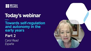 Towards self-regulation and autonomy in the early years PT. 2 | British Council