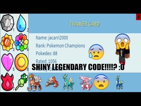 Roblox Project Pokemon Shiny Legendary Mystery Gift Codes - 