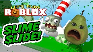 Annoying Orange Plays Roblox Escape The Minions Obby - roblox dr zombie slime slide