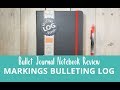 Markings by C.R. Gibson Bulleting Log Journal - bullet journal review + pen test