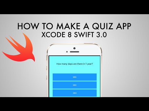 How To Make A Quiz App In xCode 8 (Swift 3.0) How To Make A Quiz App In xCode 8 (Swift 3.0)