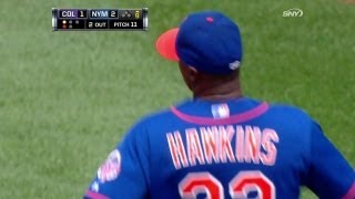 COL@NYM: Hawkins notches second save in Mets' 2-1 win