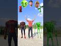 Green siren head vs Spiderman and me head matching game funny VFX #shorts #youtubeshorts