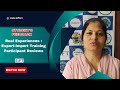 Real Experiences: Export-Import Training Participant Reviews | Series - 61 /1000 #testimonal #viral