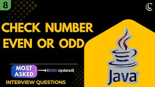 Check Whether a Number is Even or Odd in Java | Java Beginner Program Explained