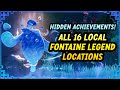 All 16 Fontaine Legend Locations - Genshin Impact Fontaine