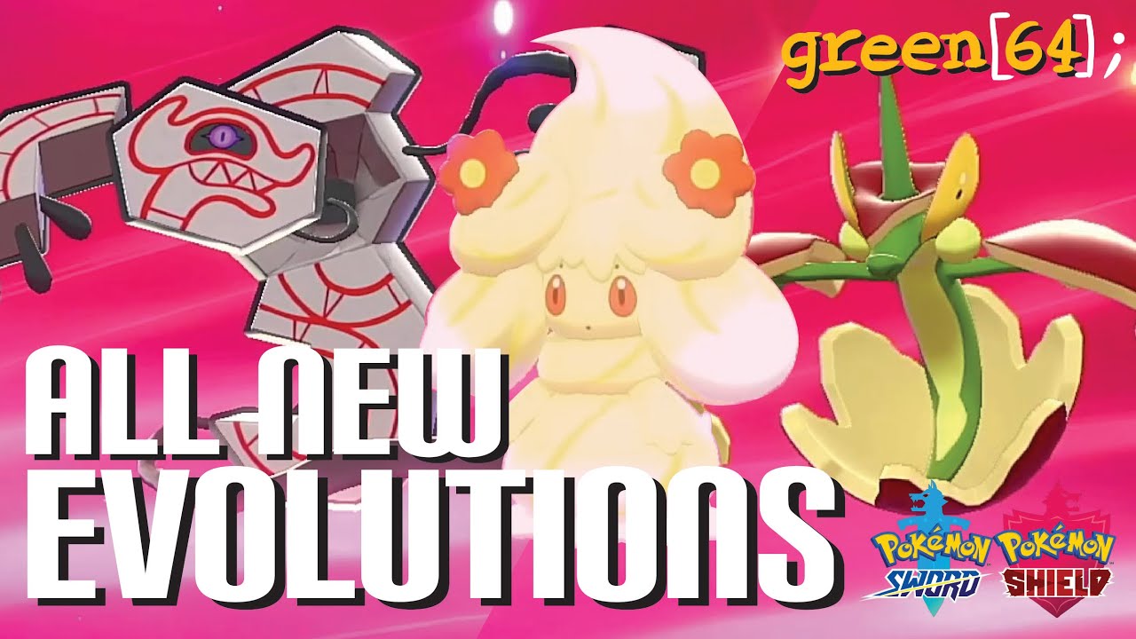 All New Evolutions: Pokemon Sword/Shield - YouTube