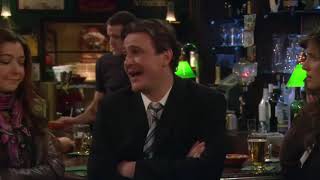 HIMYM- Lilly beats Jenkins for kissing Marshall