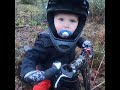 watch a 2 year old ride a kuberg start kids e bike