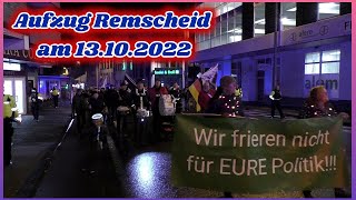 Aufzug Remscheid am 13.10.2022